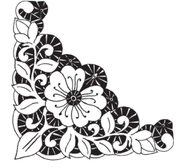 Рисунки для вышивки Ришелье