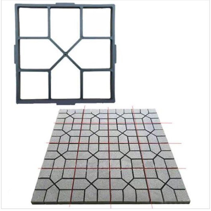 Форма для отливки садовых дорожек Vortex соты 28.5x27x4 см