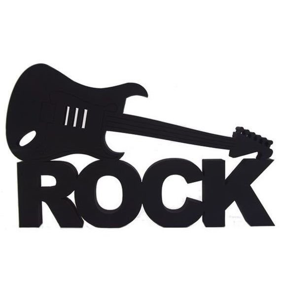 Гитара трафарет