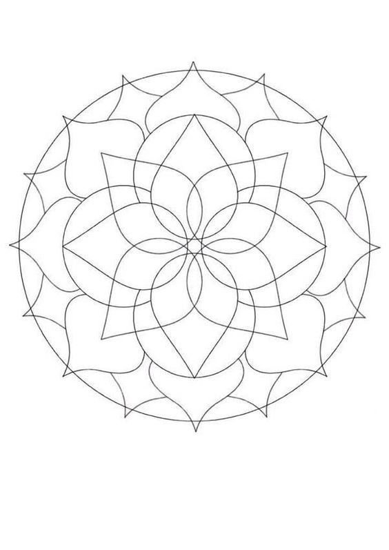 Мандалы несложные