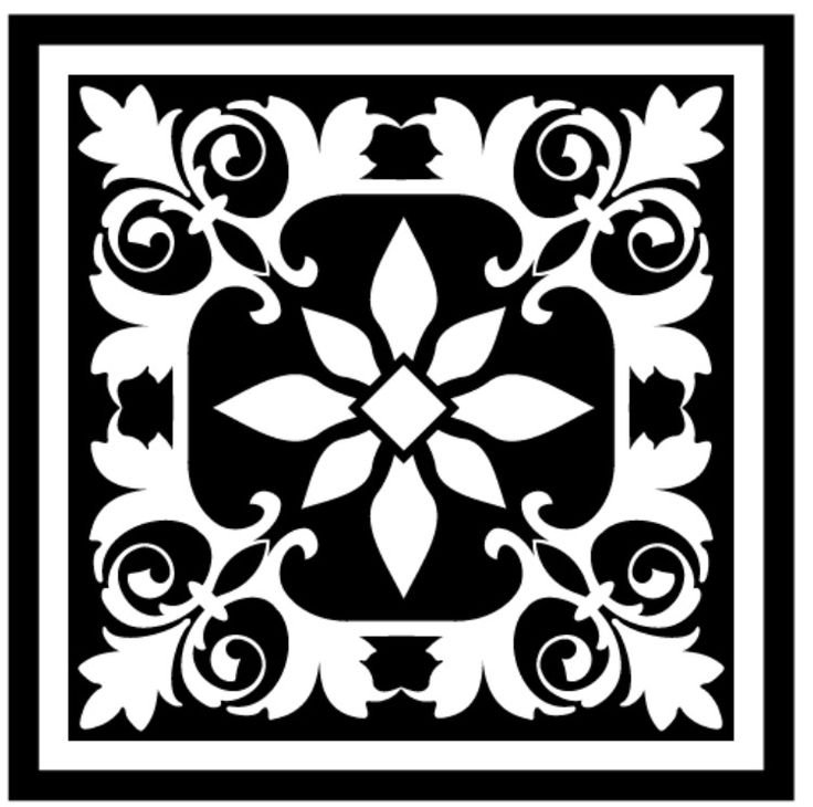 Квадратный орнамент