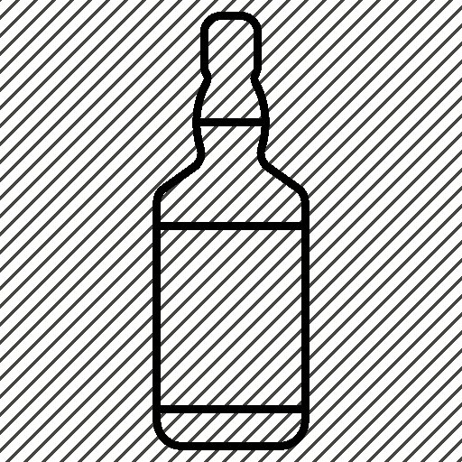 Трафарет бутылки