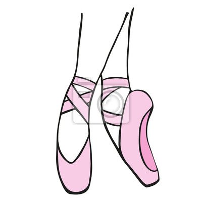 Пуанты трафарет