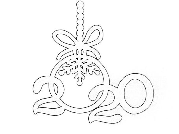 Новогодние шаблоны для вырезания