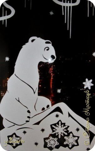 Новогоднее украшение окон Умка