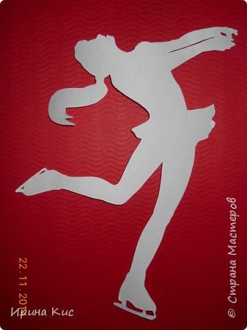 Фигуристка для вырезания