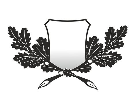 Дубовая ветвь в геральдике