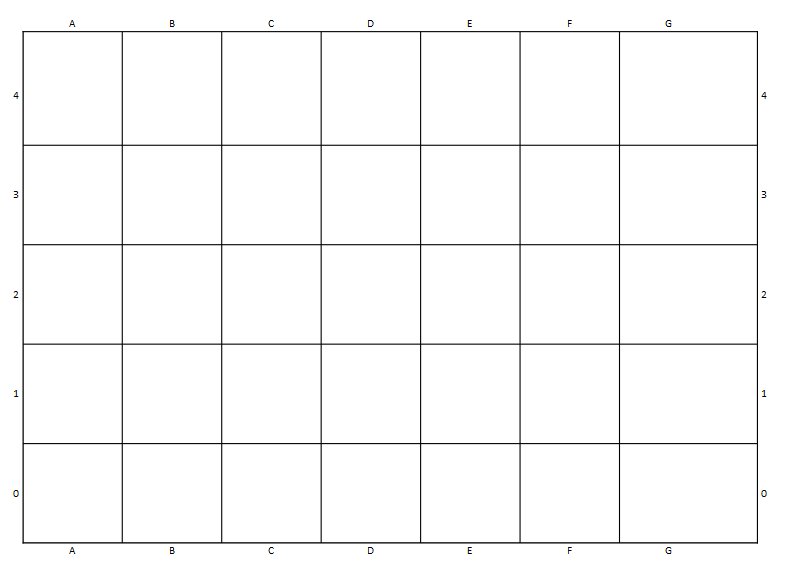 Пустая таблица на 40 ячеек