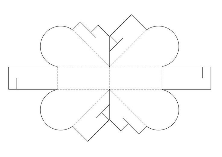 Схемы коробочек для подарков