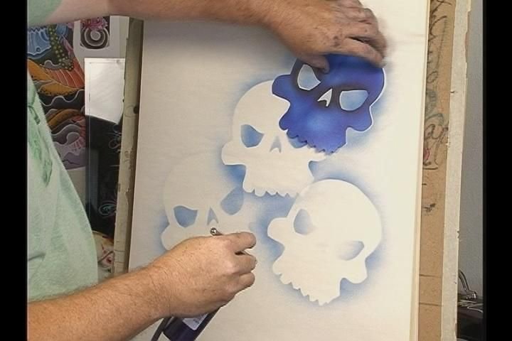 Трафарет для покраски из баллончика