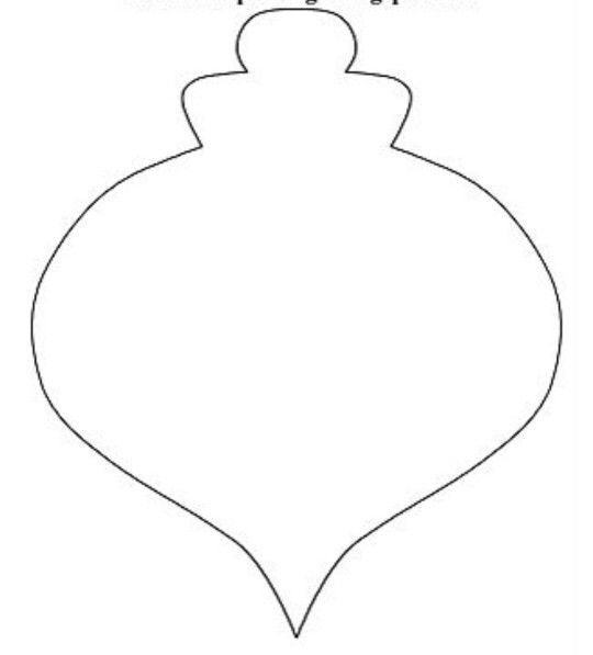 Шаблоны новогодних игрушек