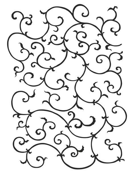 Узор контур