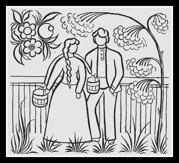 Сюжетная композиция Наброски