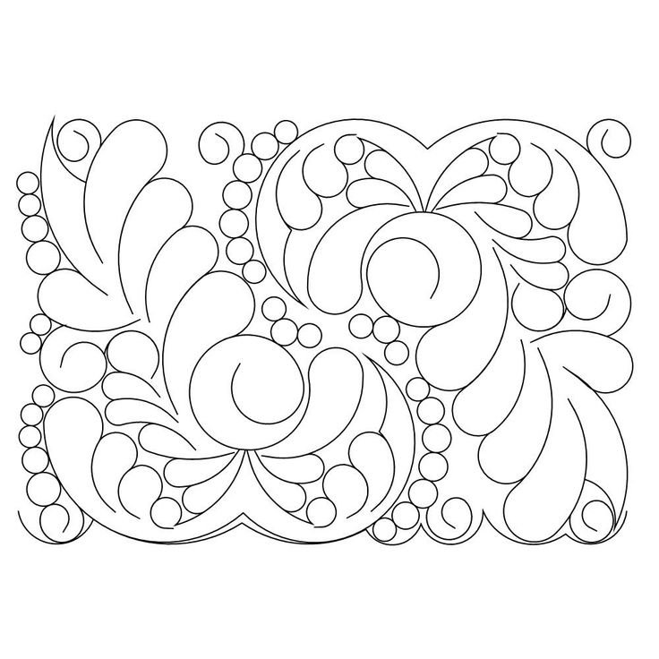 Орнамент для джутовой филиграни