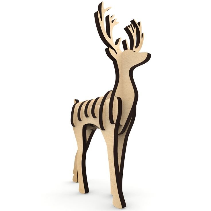 Сборные фигуры животных из фанеры