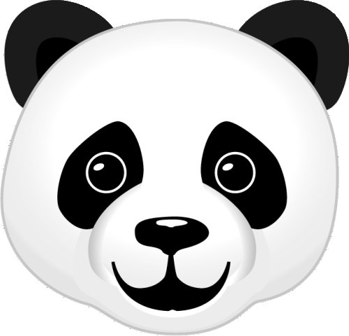 Голова панды