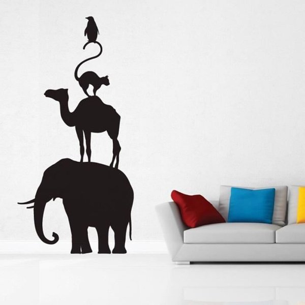 Силуэт животного на стену