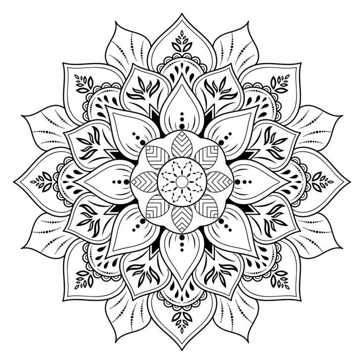 Орнаментальная Мандала
