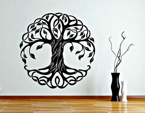 Дерево жизни трафарет