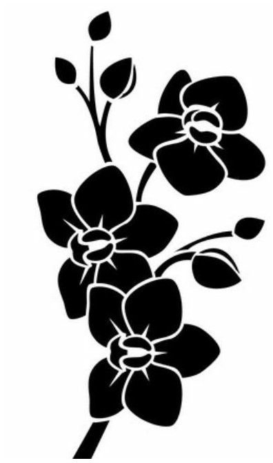 Трафарет "цветы"
