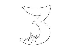 Вытынанки Звездные цифры