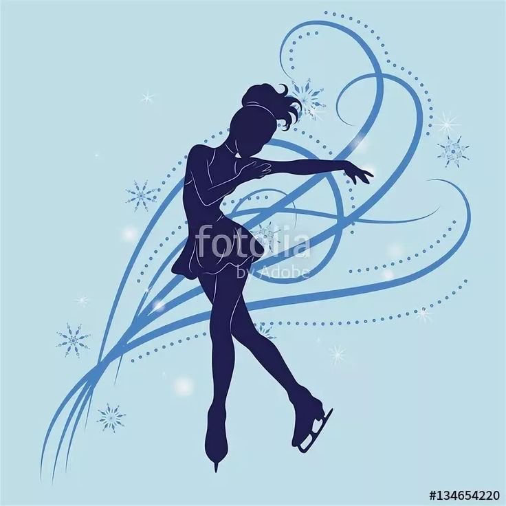 Силуэт фигуристки