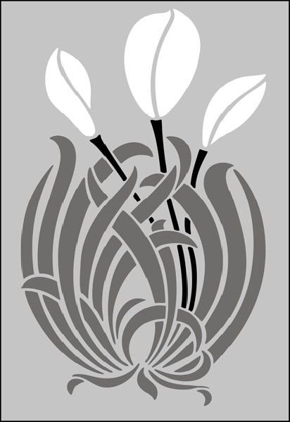 Трафареты для декора в стиле Модерн