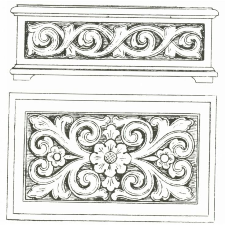 Резьба по дереву Византийский орнамент