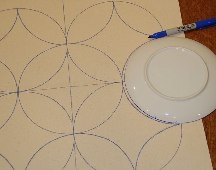 Трафарет для покраски пола плитка