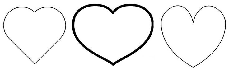 Сердечко шаблон