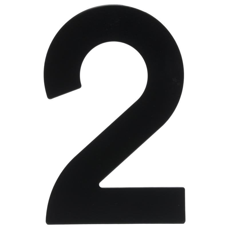 Цифра 2 черная