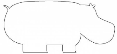 Бегемот шаблон