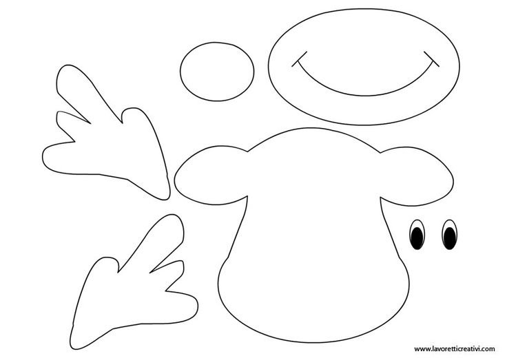 Трафареты для фетровых игрушек