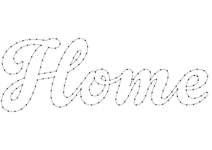 Стринг арт для начинающих схемы