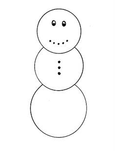 Снеговик аппликация для детей