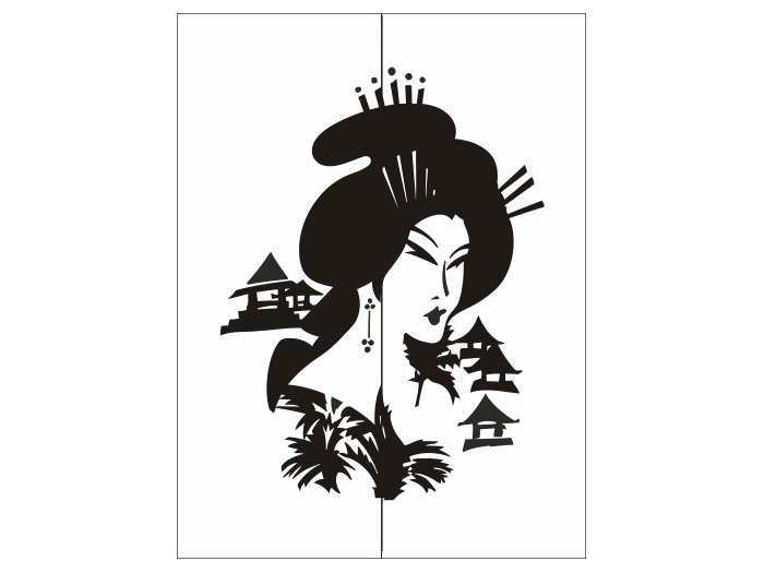 Трафареты в японском стиле