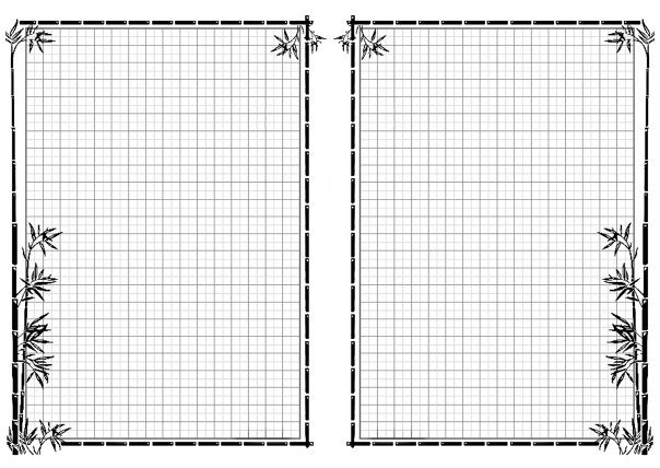 Листы для блокнота в клеточку