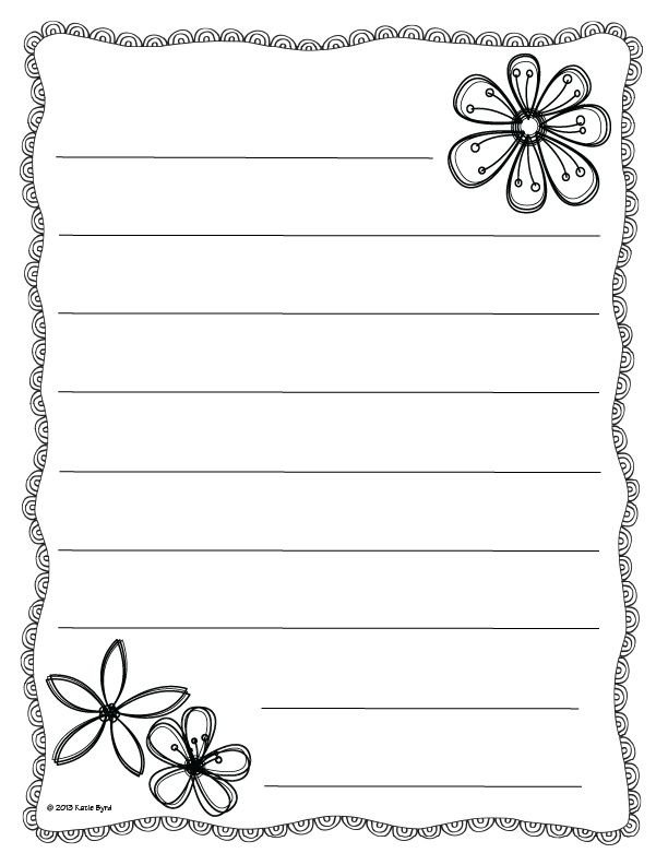 Красивый бланк для письма