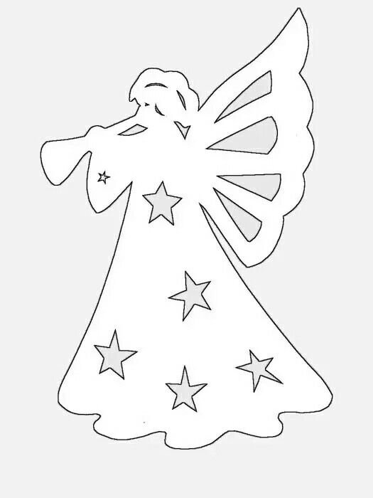 Трафареты на окна новогодние