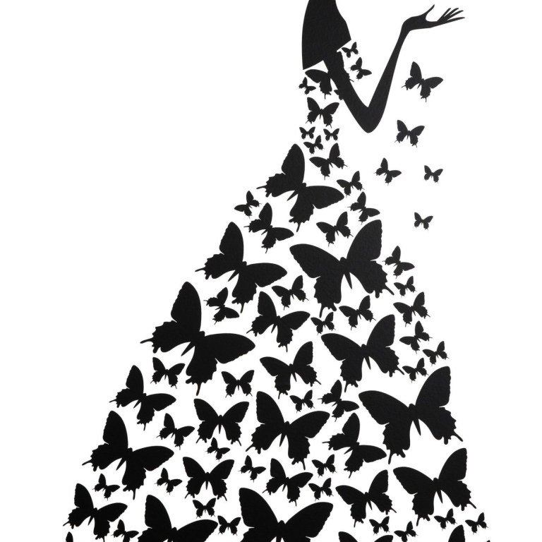 силуэты на одежду