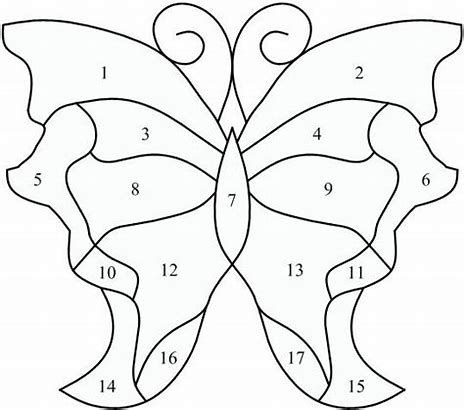 Витраж шаблон