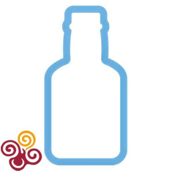 Трафарет в форме бутылки