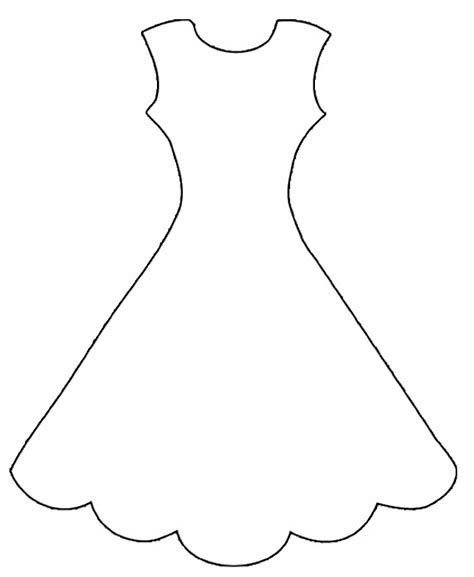 Трафарет платья