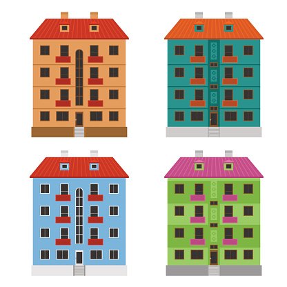 Домик многоэтажный