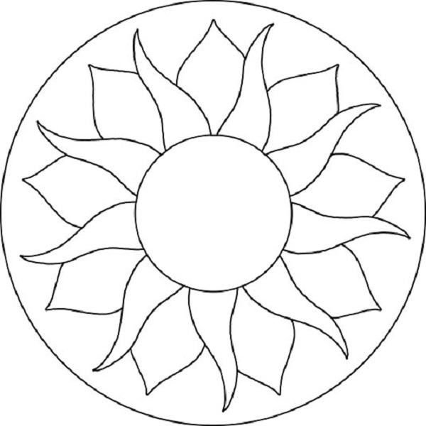 Орнамент в круге для детей