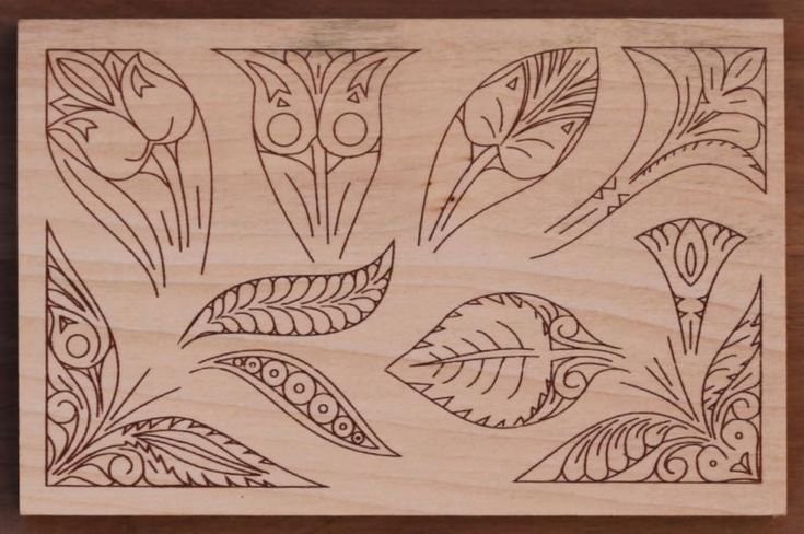 Плоскорельефная резьба по дереву для начинающих трафареты