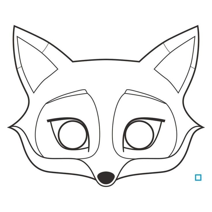 Маска "Лисичка"