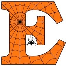 Буквы для Хэллоуина