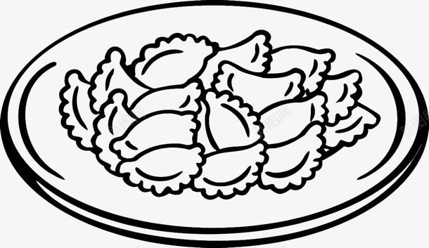 Вареники раскраска для детей