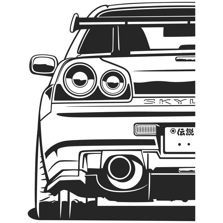 Nissan Skyline GTR r34 арт